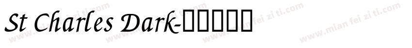 St Charles Dark字体转换